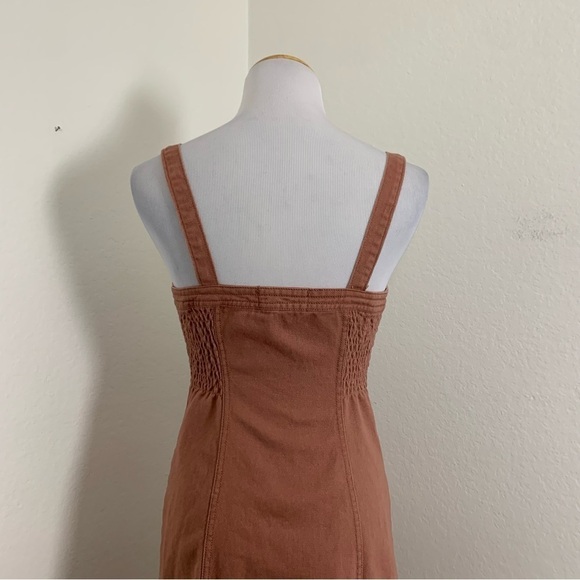 Pacsun Denim Dress Button Front Retro Size Small Cotton Sundress - Picture 9 of 16